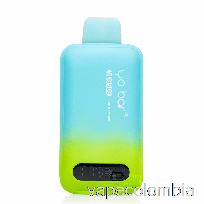 Kit Completo De Vapeo Yo Bar Vd8500 Desechable Azul Razz Ice